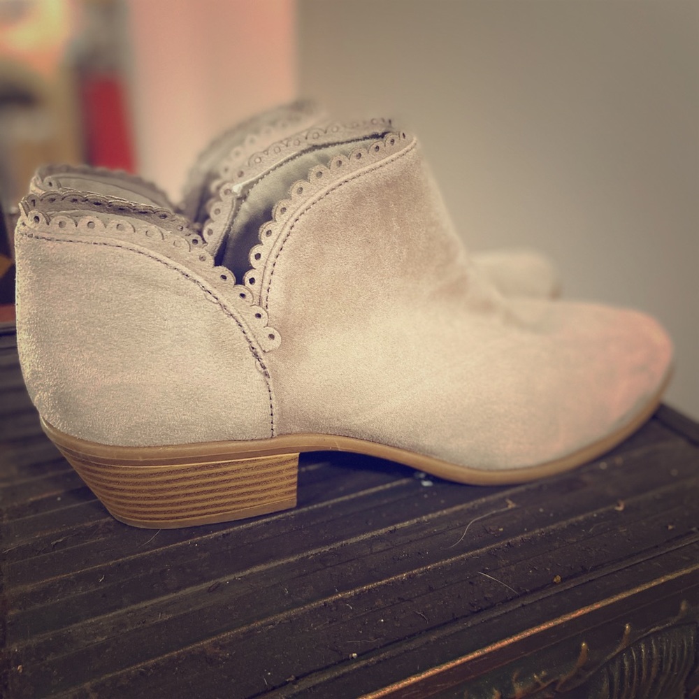 Charlotte Russe suede ankle boots